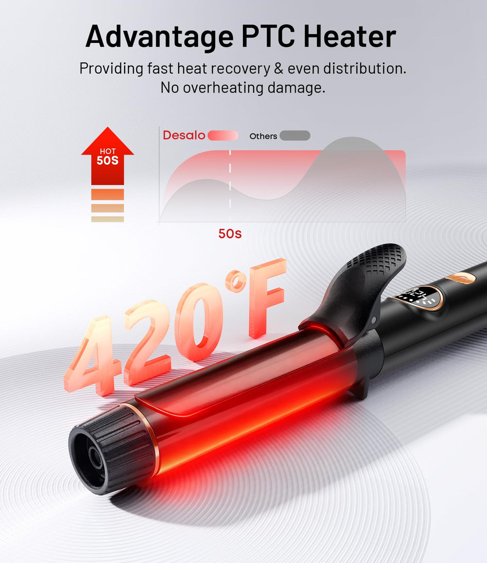 Desalo temperature memory and lock ensure consistent results without accidental changes.