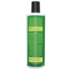 Desert Essence conditioner hair closeup shows silky strands and detangling ease