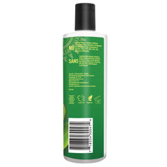 Desert Essence conditioner on hair swirl reveals smooth, frizz-free finish