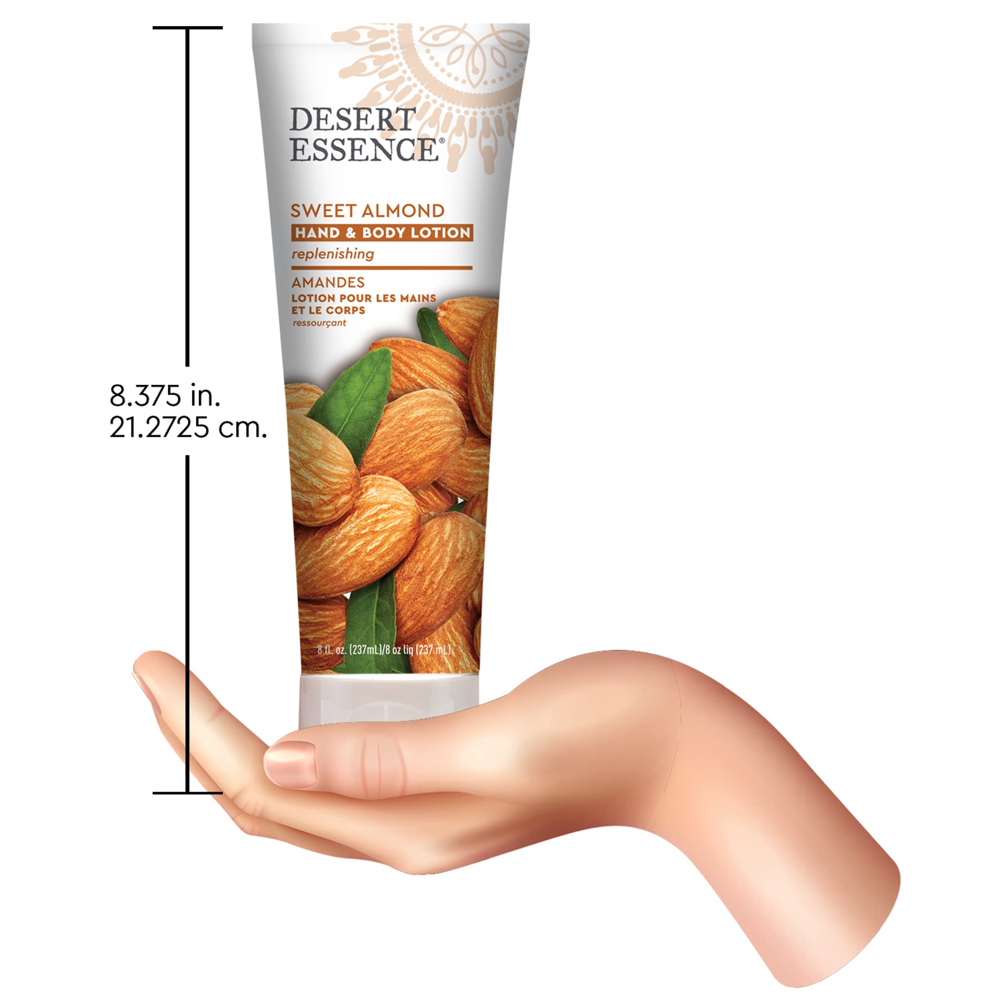 Desert Essence shows green tea extracts as part of the natural formula ingredients.