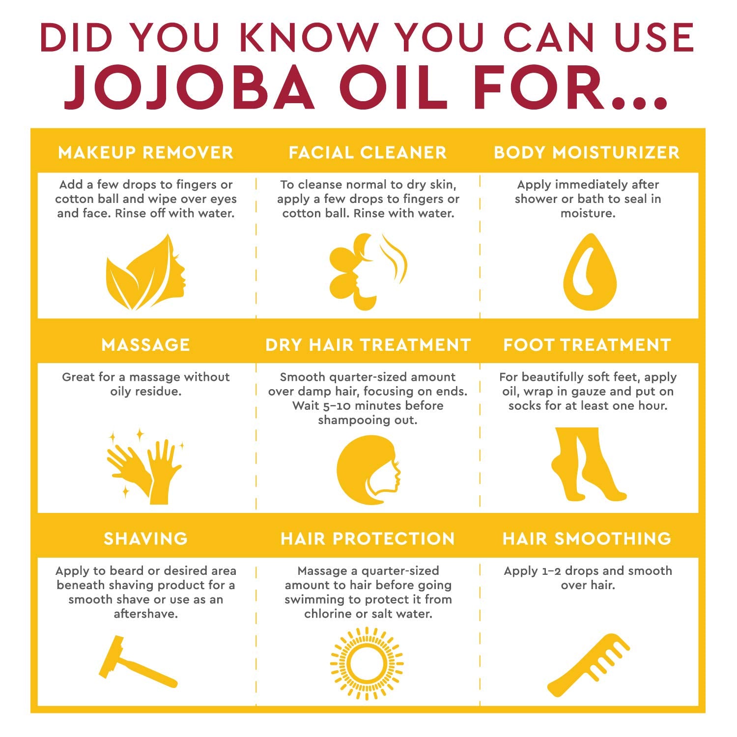 Desert Essence Jojoba Oil hair-care—adds natural shine and scalp nourishment.