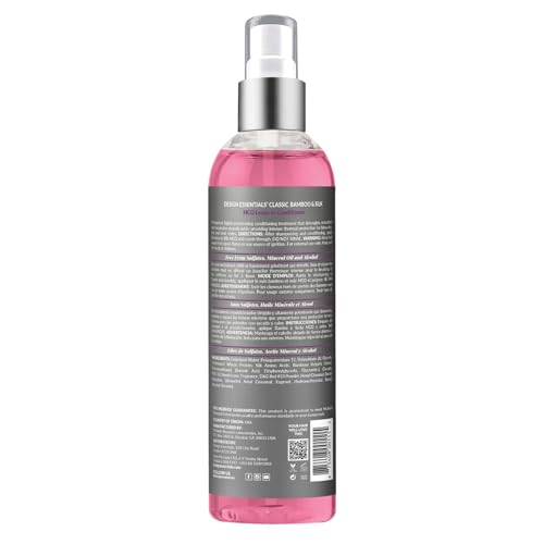 Design Essentials Bamboo & Silk HCO application on hair for detangling and smoothness