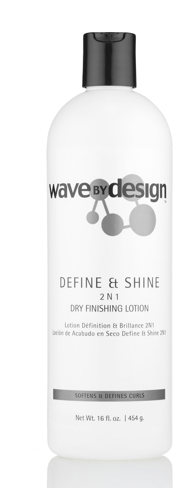 Design Essentials Define & Shine 2-N-1 bottle pour delivers a light, radiant finish for waves