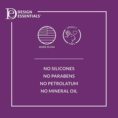 Design Essentials Honey Creme close-up emphasizes conditioning and shine for healthy-looking hair.