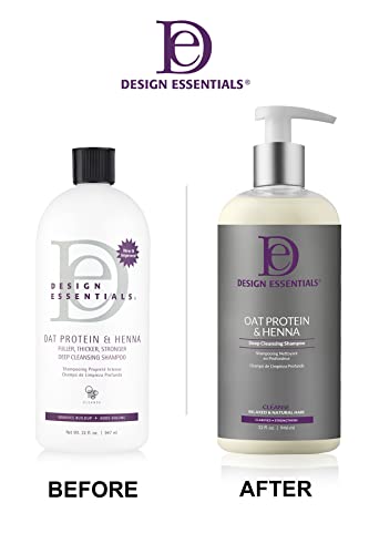 Design Essentials bottle front showing sulfate-free formula for color-treated hair