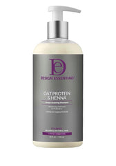 Design Essentials oat protein shampoo bottle pour for gentle cleansing and refreshed hair