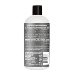 Design Essentials Peppermint and Aloe Therapeutics AntiItch Shampoo lather demonstrates soothing scalp relief.