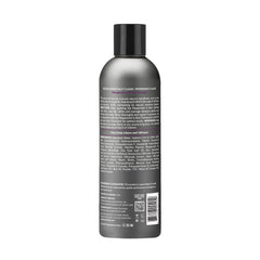Design Essentials Peppermint & Aloe Therapeutics Shampoo lather shown for refreshing scalp comfort.