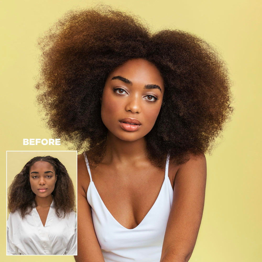 Design.Me Bounce.Me curl refresh on damp hair for renewed bounce