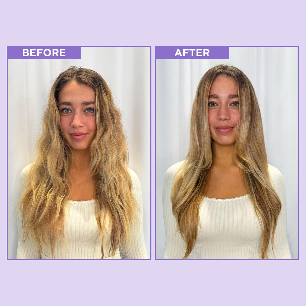 Design.Me FAB.ME frizz-control spray tames texture and adds manageability.
