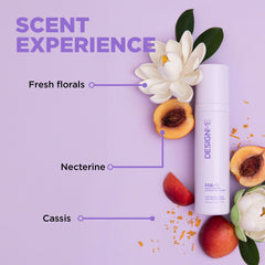 Design.Me FAB.ME spray provides UV and heat protection for radiant styling.