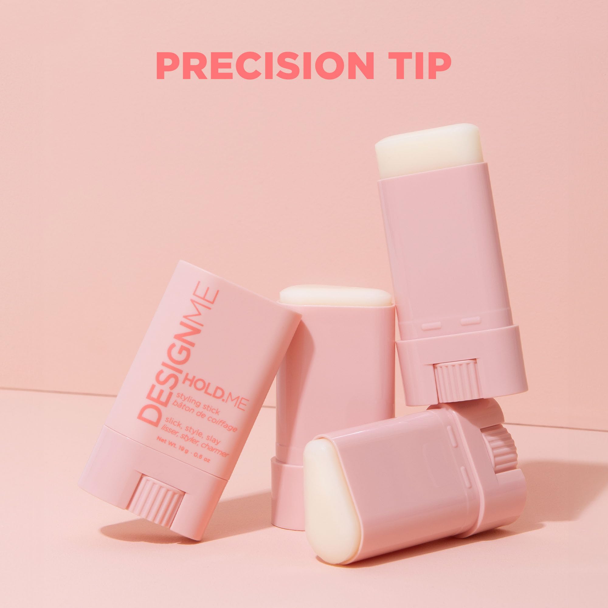 Design.Me HOLD.ME swatch on skin shows non-greasy texture and easy blending.