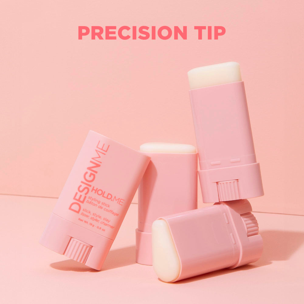 Design.Me HOLD.ME swatch on skin shows non-greasy texture and easy blending.