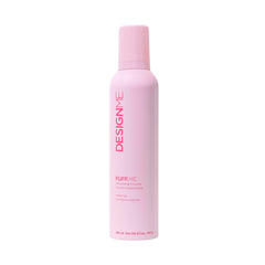Design.Me PUFF.ME bottle front for lightweight volume on fine hair.