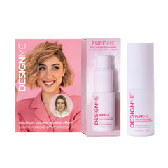 Design.Me PUFF.ME root lift action shows instant root volume