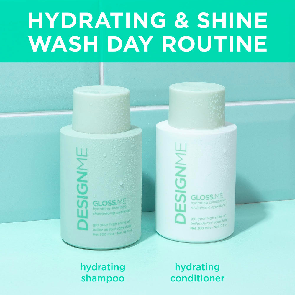 Design.Me GLOSS.ME foam image communicates a gentle, thorough cleanse without weight.