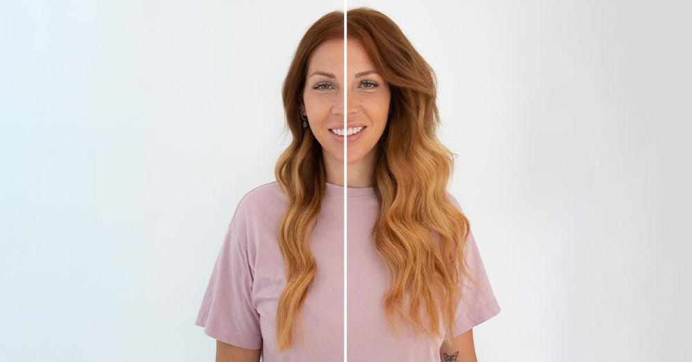 Design.Me Puff.ME spray mist application shows easy, even distribution for refreshed style.