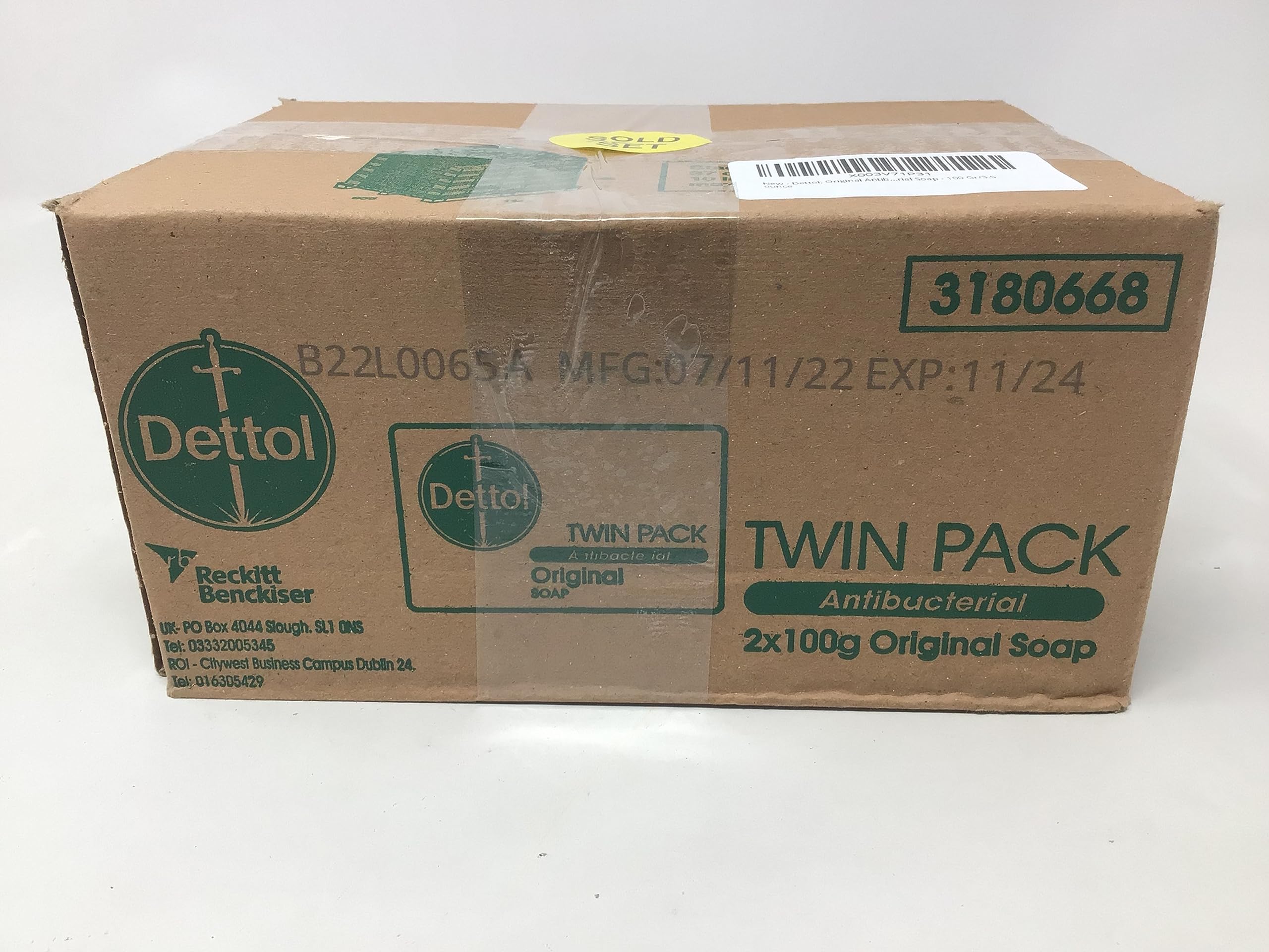 Dettol Original clean, refreshing feel pictured after washing.