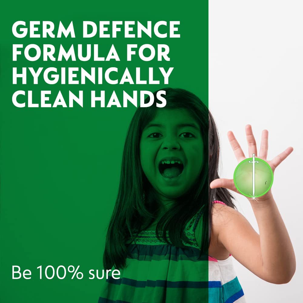 Dettol handwash sits on bathroom shelf, ready for routine hand care