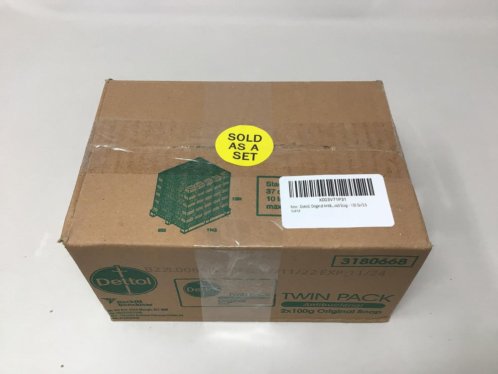 Dettol Original packaging 12-bars view demonstrates economical multipack.