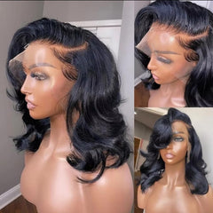 Devonia 13x4 HD lace front wig enables seamless skin blend.