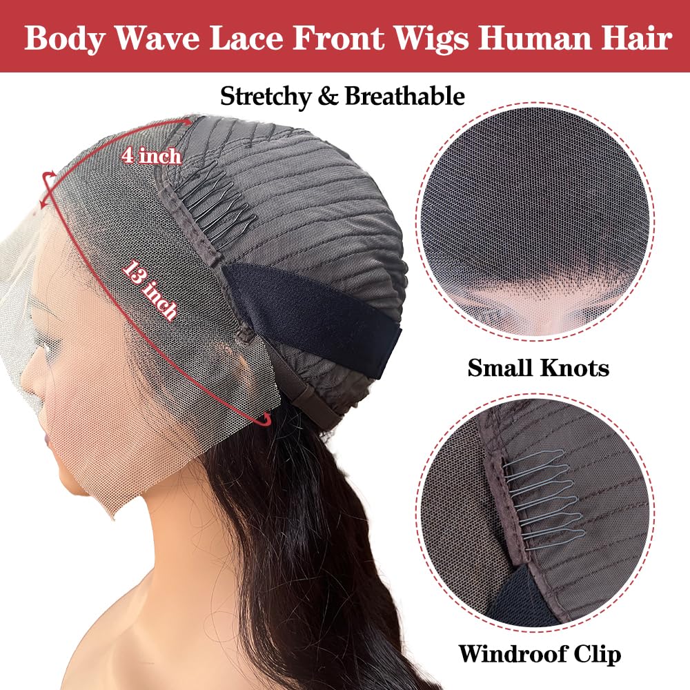 Devonia glueless cap with four combs ensures secure wear.