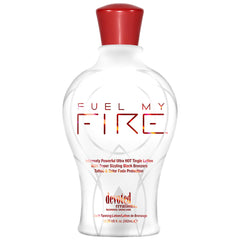 Devoted Creations Fuel My Fire lotion glow highlights deep color and longevity.