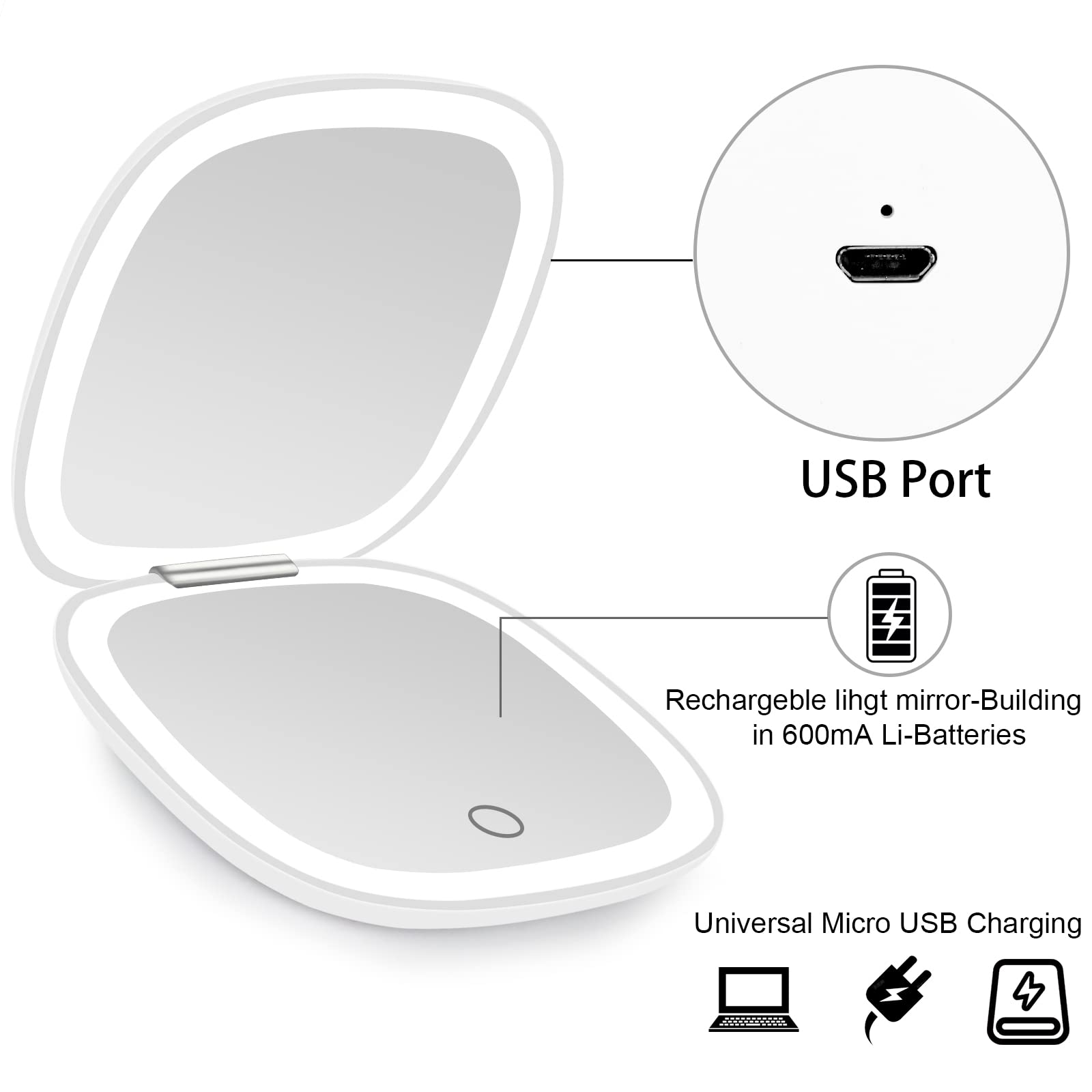 Deweisn scratch-resistant ABS body stays sleek during travel.