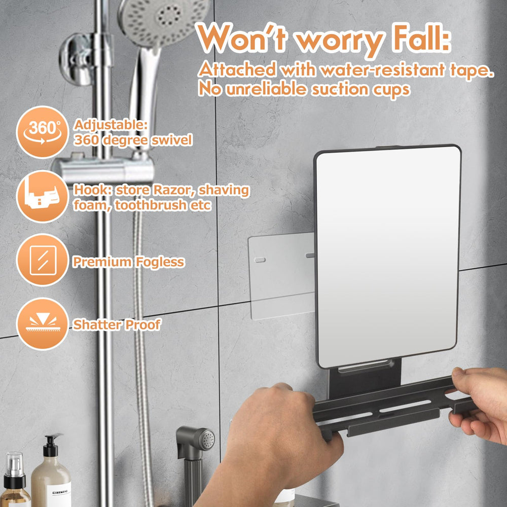 Deweisn adhesive hooks securely mount on bathroom walls for reliable placement.