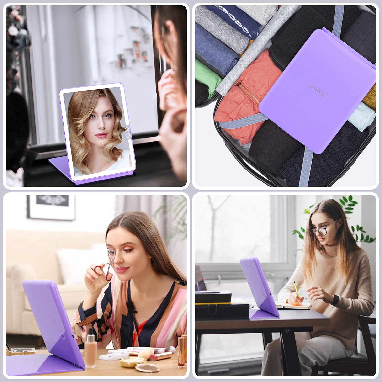 Deweisn adjustable stand supports 90 to 75 degree angles for comfortable viewing