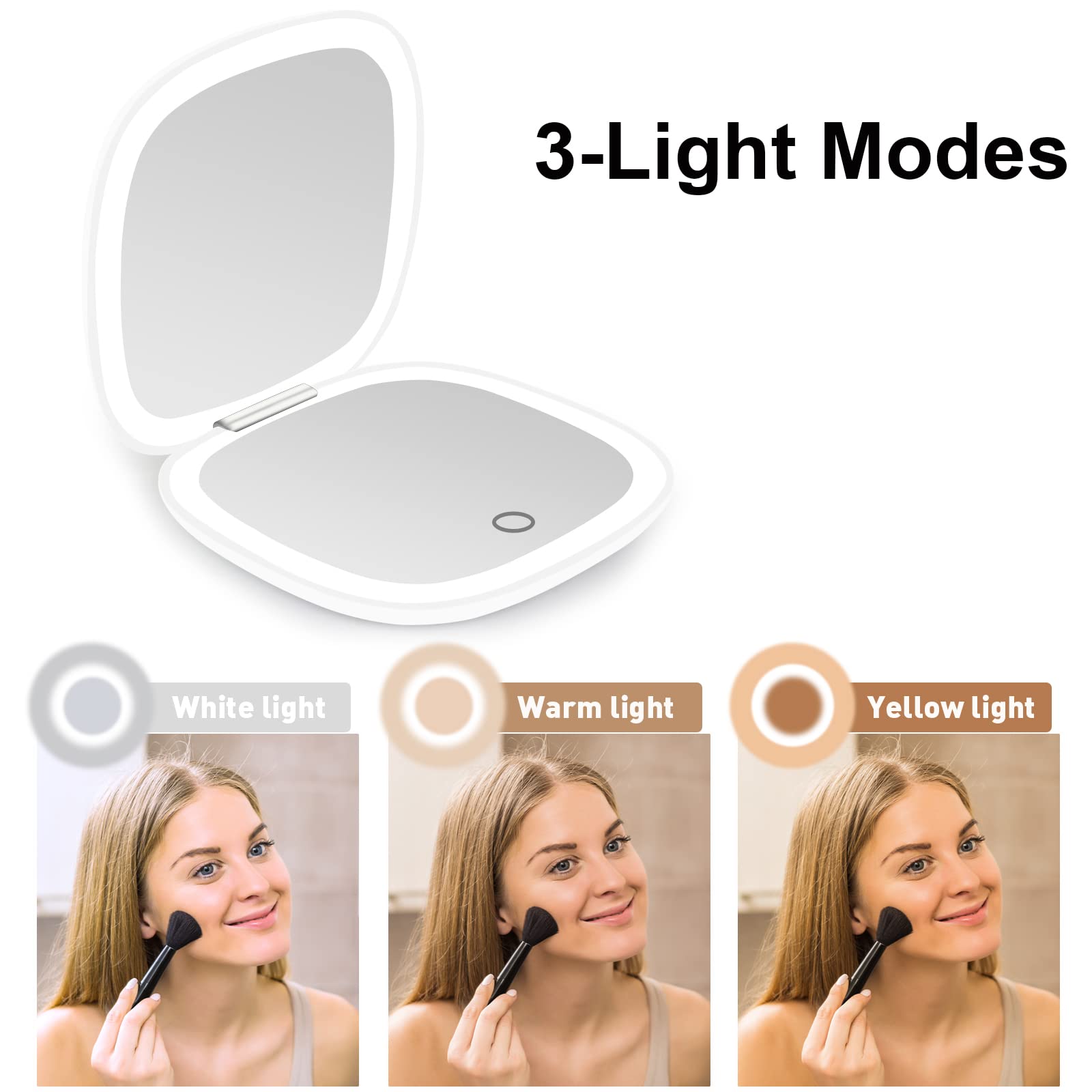 Deweisn travel-pocket design fits handbags for easy touch-ups on the move.