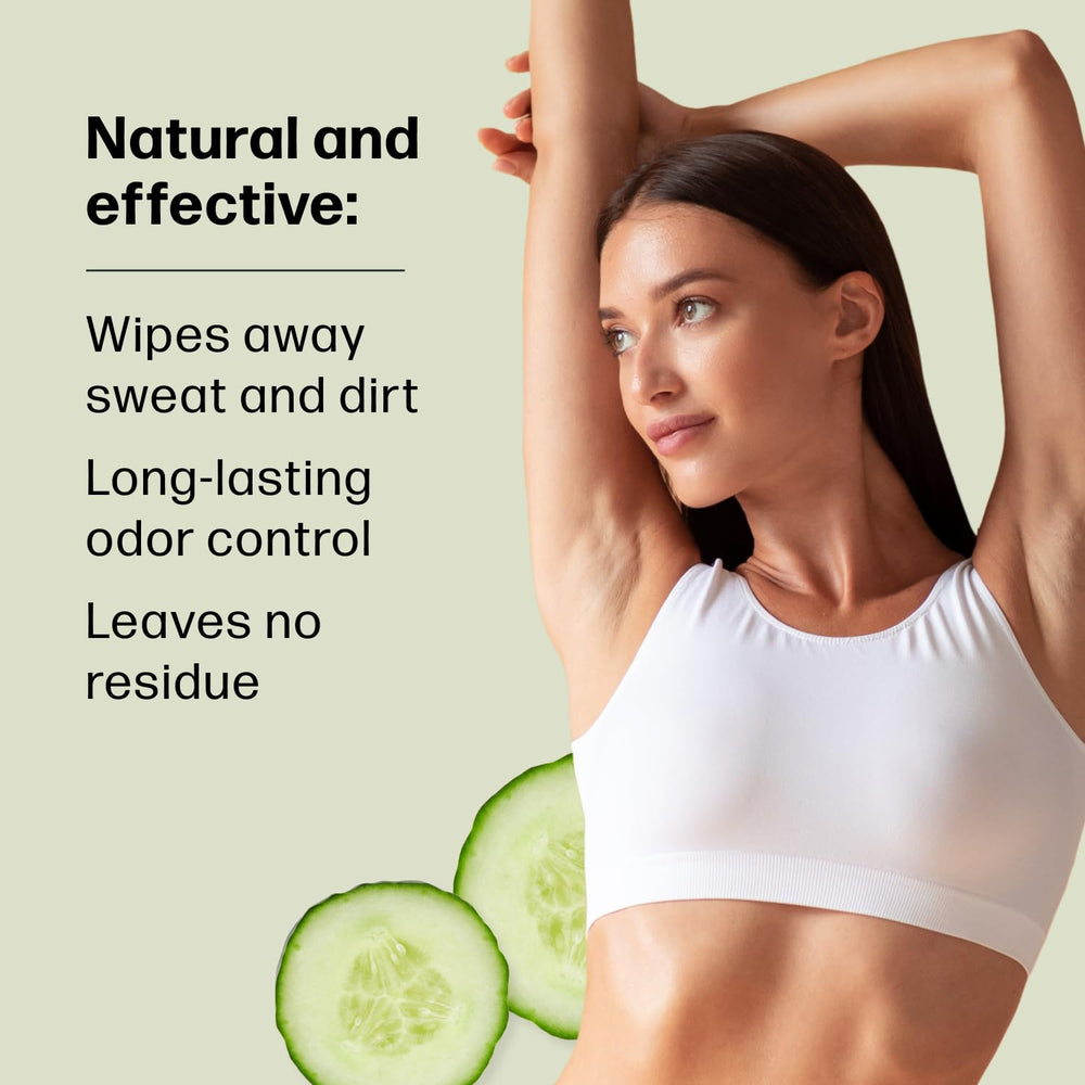 Dew Well Deodorant Wipes travel-friendly display demonstrates easy stash in purse or bag.