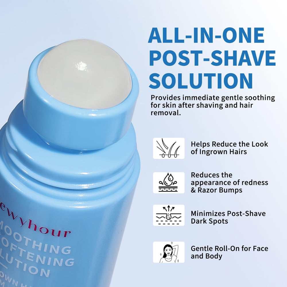 Dewyhour roll-on applicator closeup enables precise application