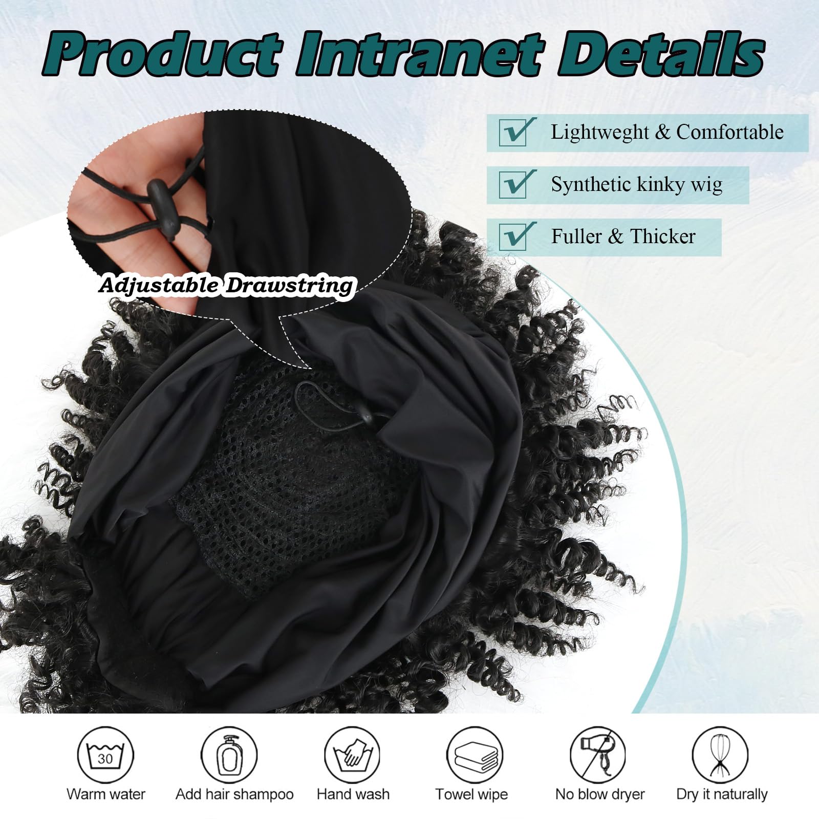 DEYNGS 2-in-1 wrap shows comfortable headband integration and secure fit.
