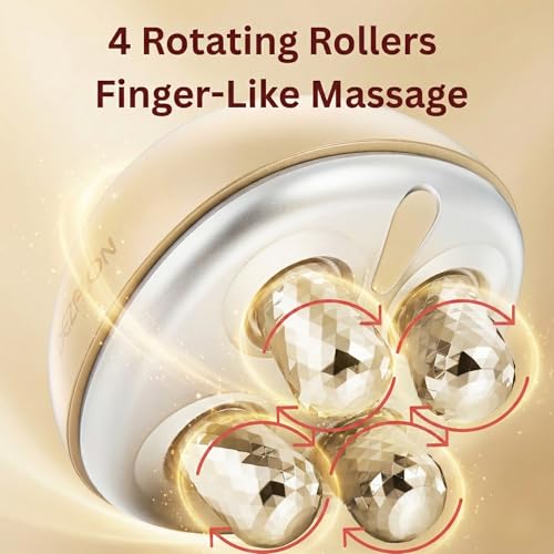 DEZALON face massager roller close-up for smoother, lifted contours