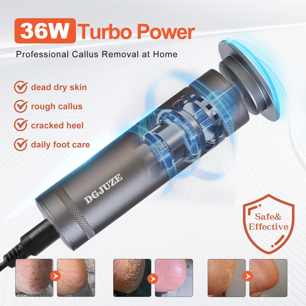 DGJUZE PowerPro metal body design for durable pedicure tool