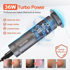 DGJUZE PowerPro metal body design for durable pedicure tool