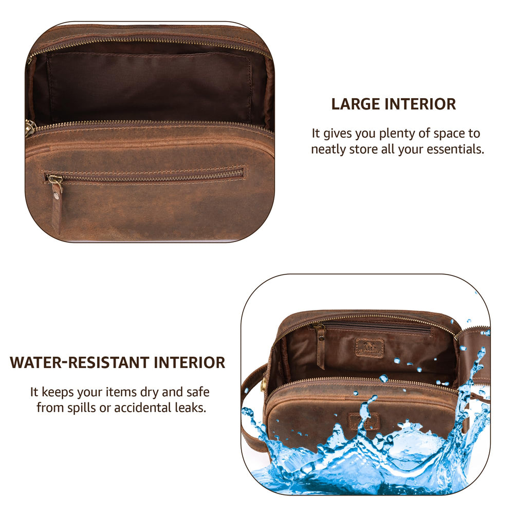 DHAMPOOH King-Size with waterproof lining protects contents during travel.