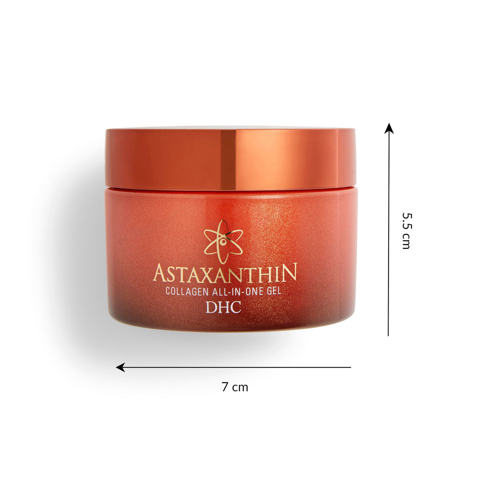 DHC Astaxanthin Collagen All-in-One Gel hyaluronic acid boost for deep hydration.