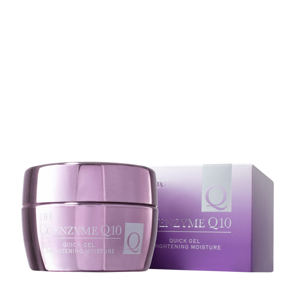 DHC CoQ10 gel texture swatch demonstrating rich hydration.