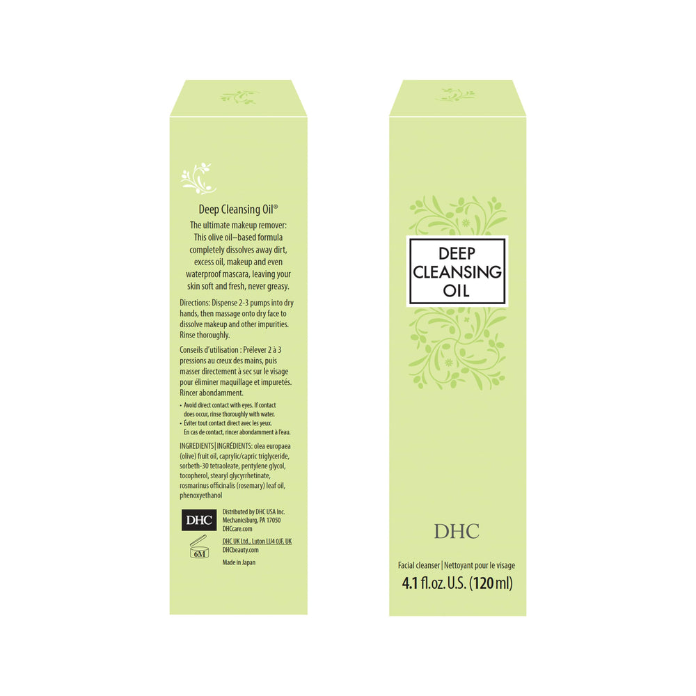 Vitamin E helps hydrate and protect skin in DHC Deep Cleansing Oil Medium.