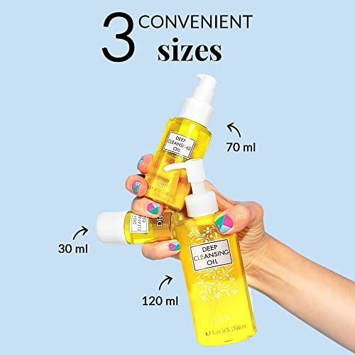DHC Deep Cleansing Oil Medium removes waterproof mascara during cleansing.