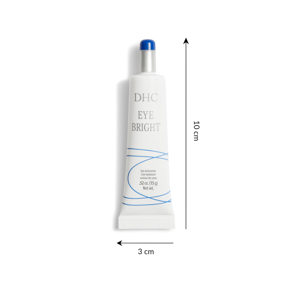 DHC Eye Bright day-night use concept suits all skin types.
