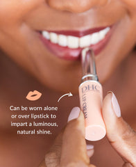 DHC Lip Cream olive oil swatch emphasizes antioxidant-rich moisturizing base