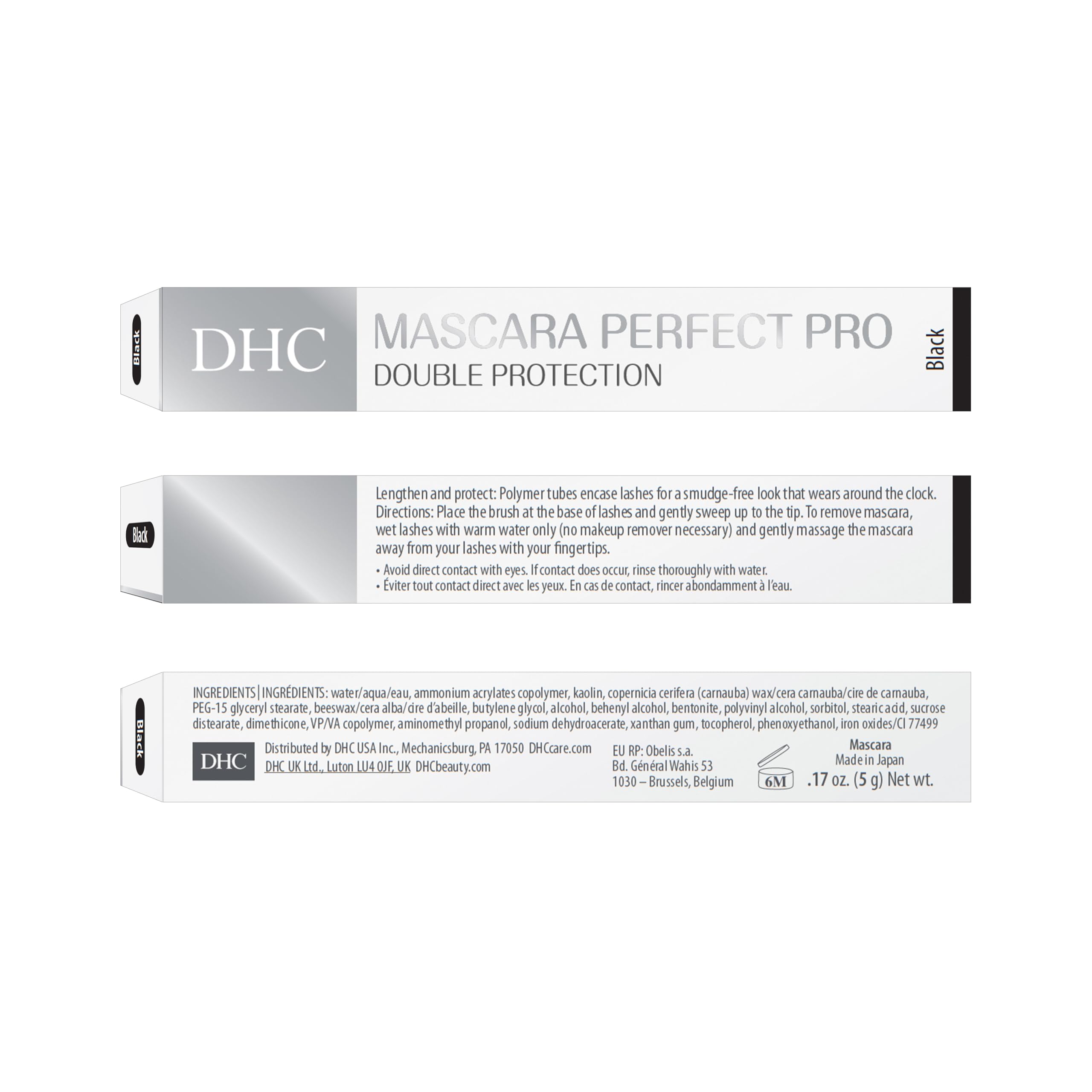 DHC Mascara Perfect Pro Double Protection tube coating detail