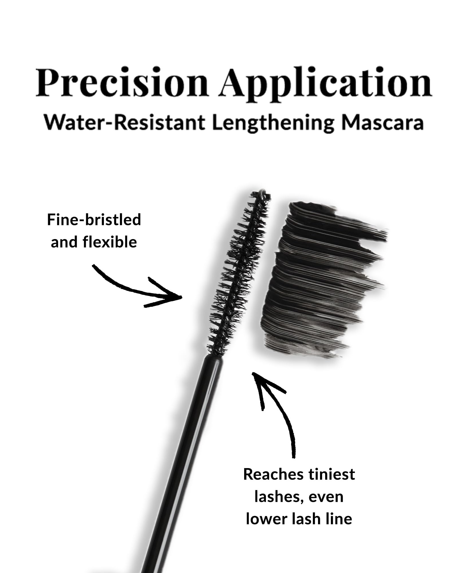 DHC Mascara Perfect Pro Double Protection tubing coats lashes with glossy film