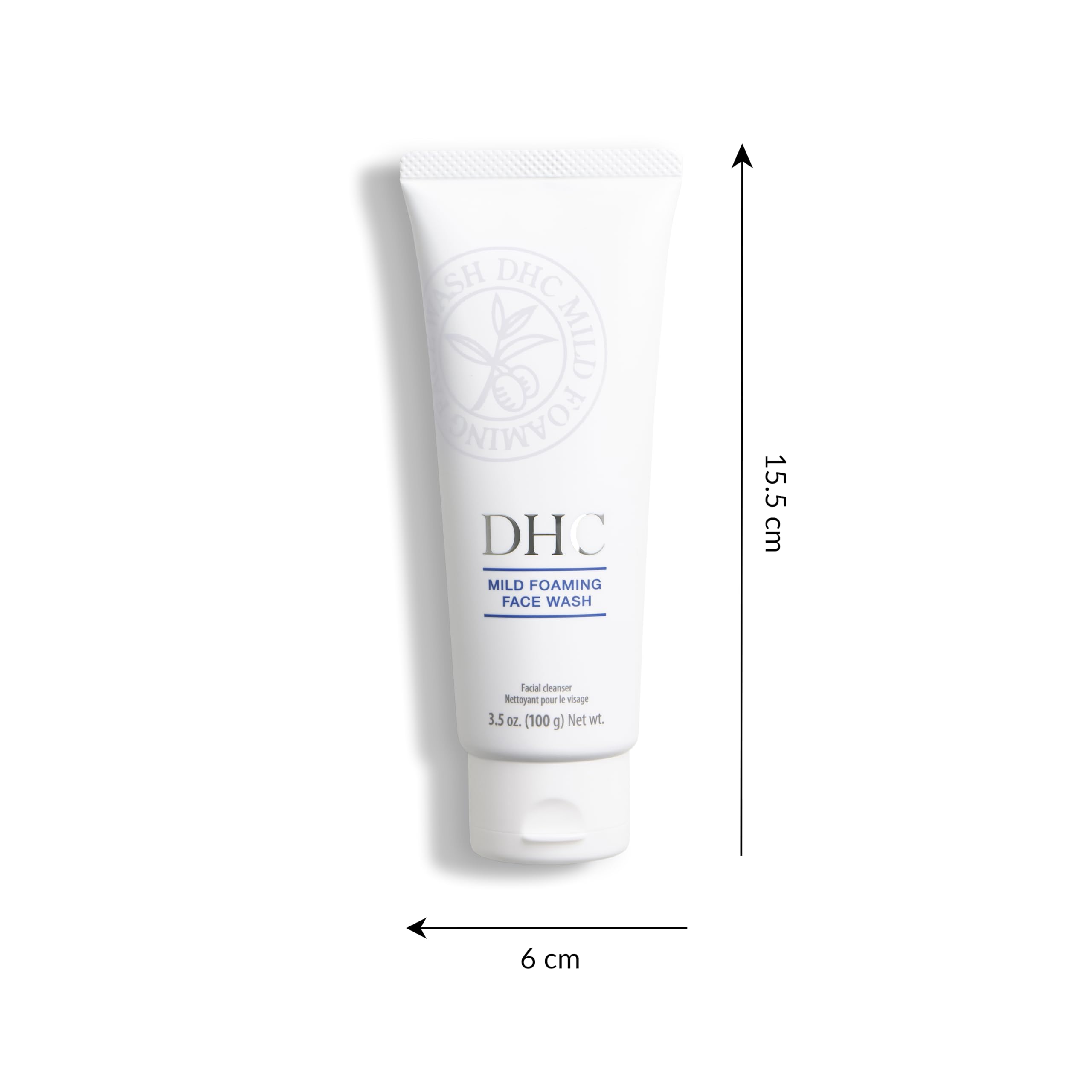 DHC Mild Foaming Face Wash olive oil close-up highlights antioxidants.