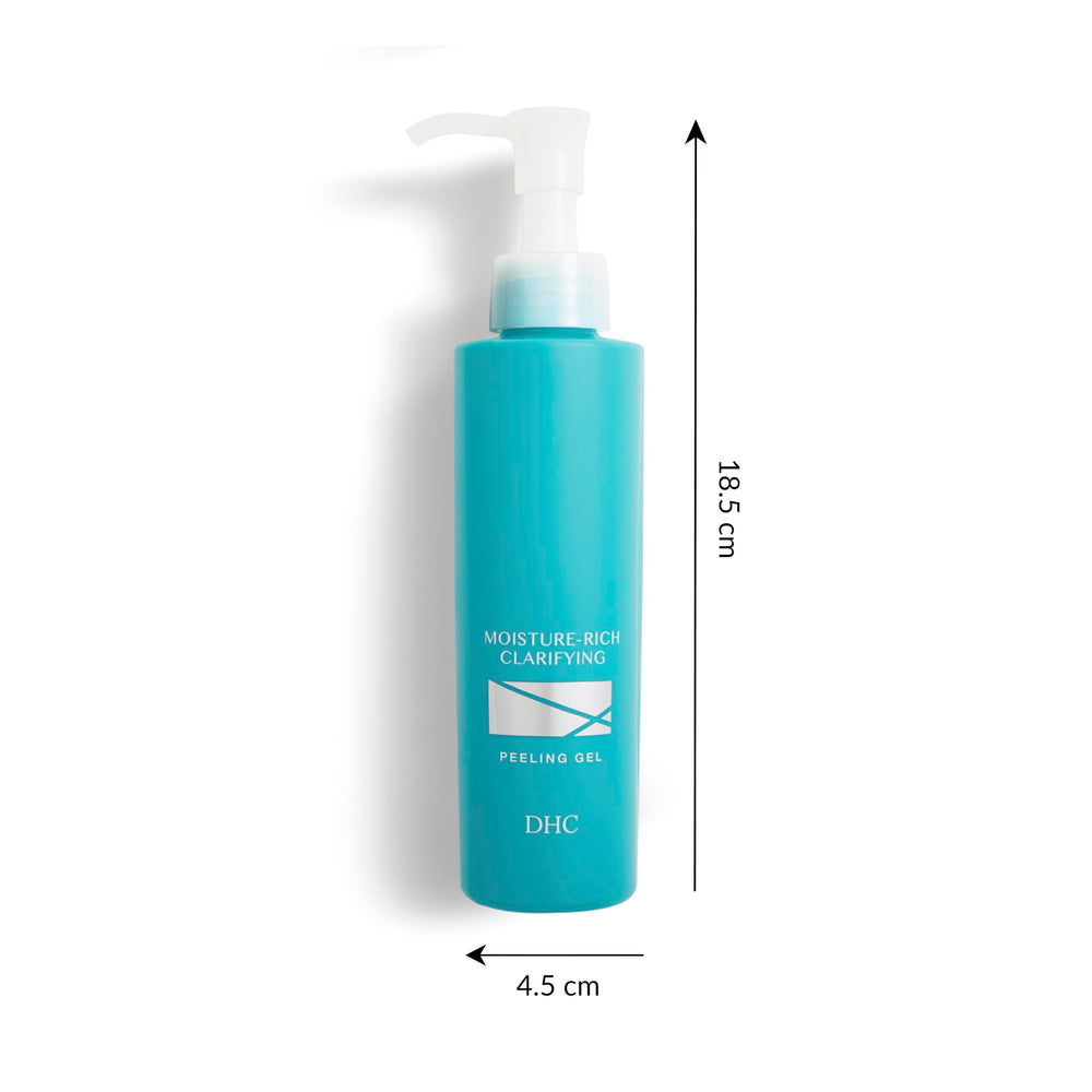 DHC Moisture-Rich Clarifying Peeling Gel rose water aroma and hydrating feel.