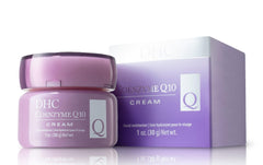 DHC Q10 Cream organic olive oil ingredient emphasizes deep hydration.