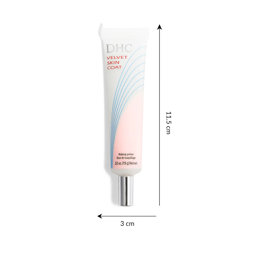 DHC Velvet Skin Coat silica absorption visible in compact primer
